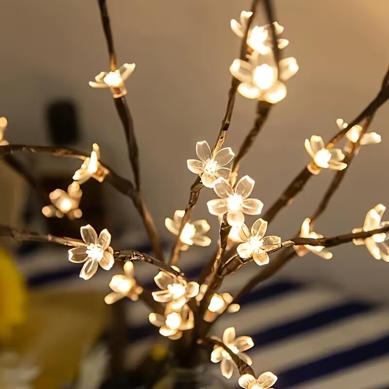 1/2PC 20LED Cherry Blossom Tre - Decor Lighting Table Lamps 리뷰 및 가격