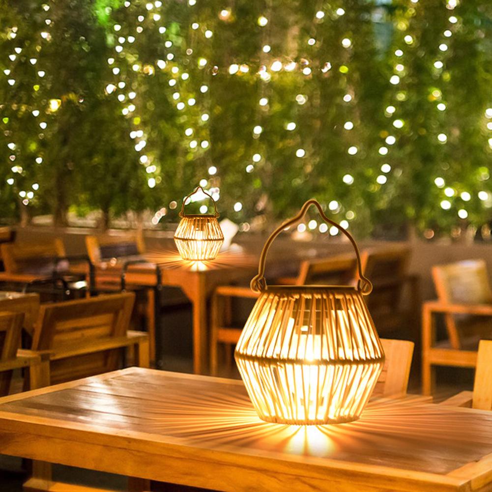 IP65 Waterproof Solar Rattan L - Decor Lighting Table Lamps 리뷰 및 가격