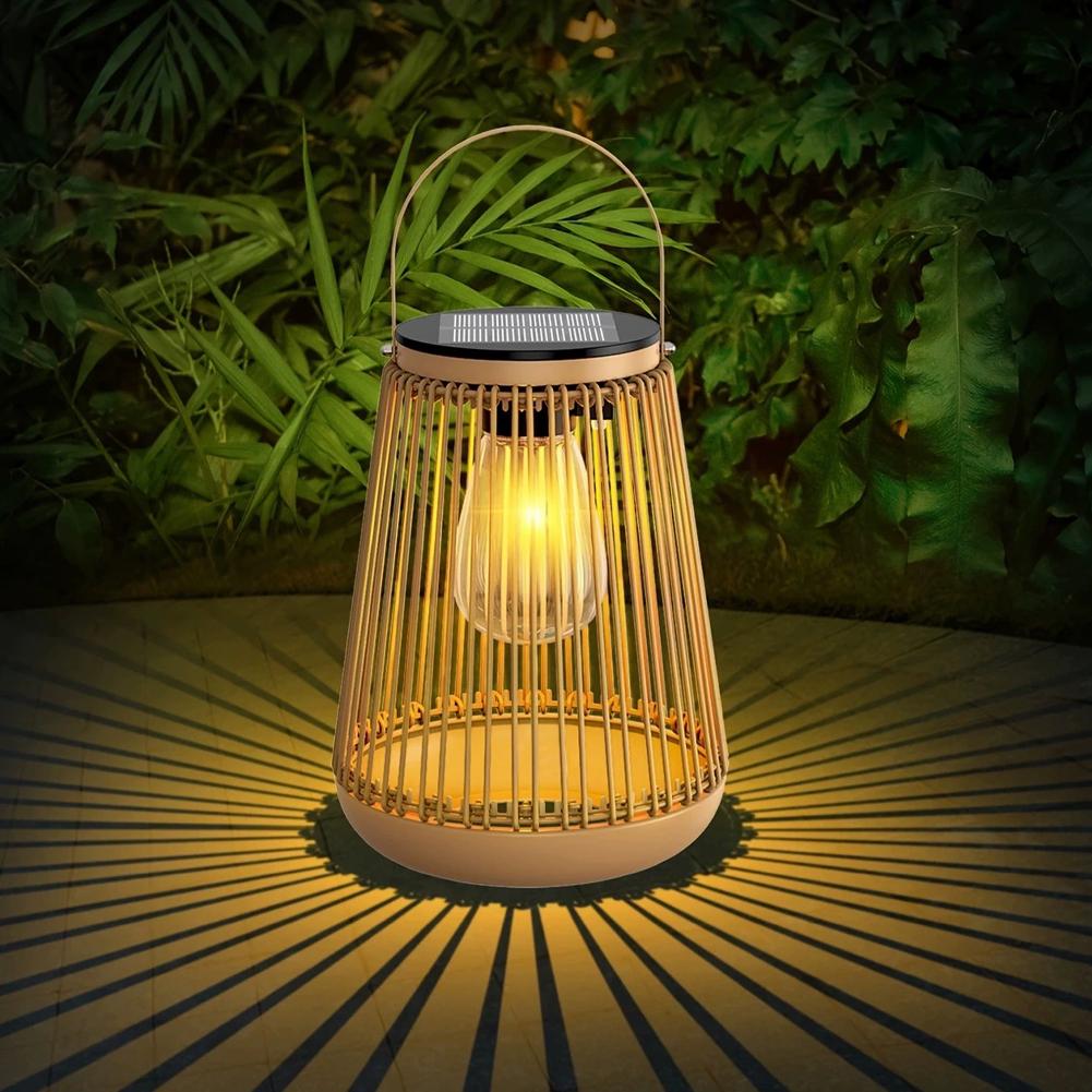 IP65 Waterproof Solar Rattan L - Decor Lighting Table Lamps 리뷰 및 가격