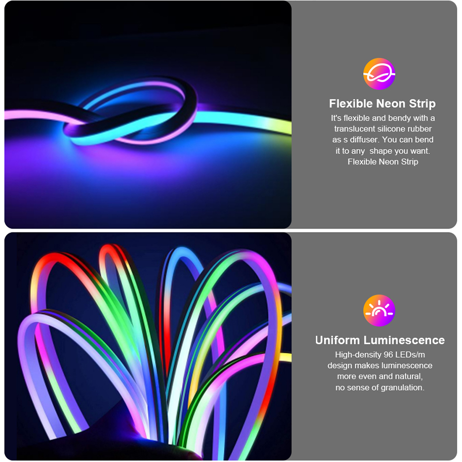 12V RGBIC LED Neon Light Strip - Decor Lighting Uk 리뷰 및 가격