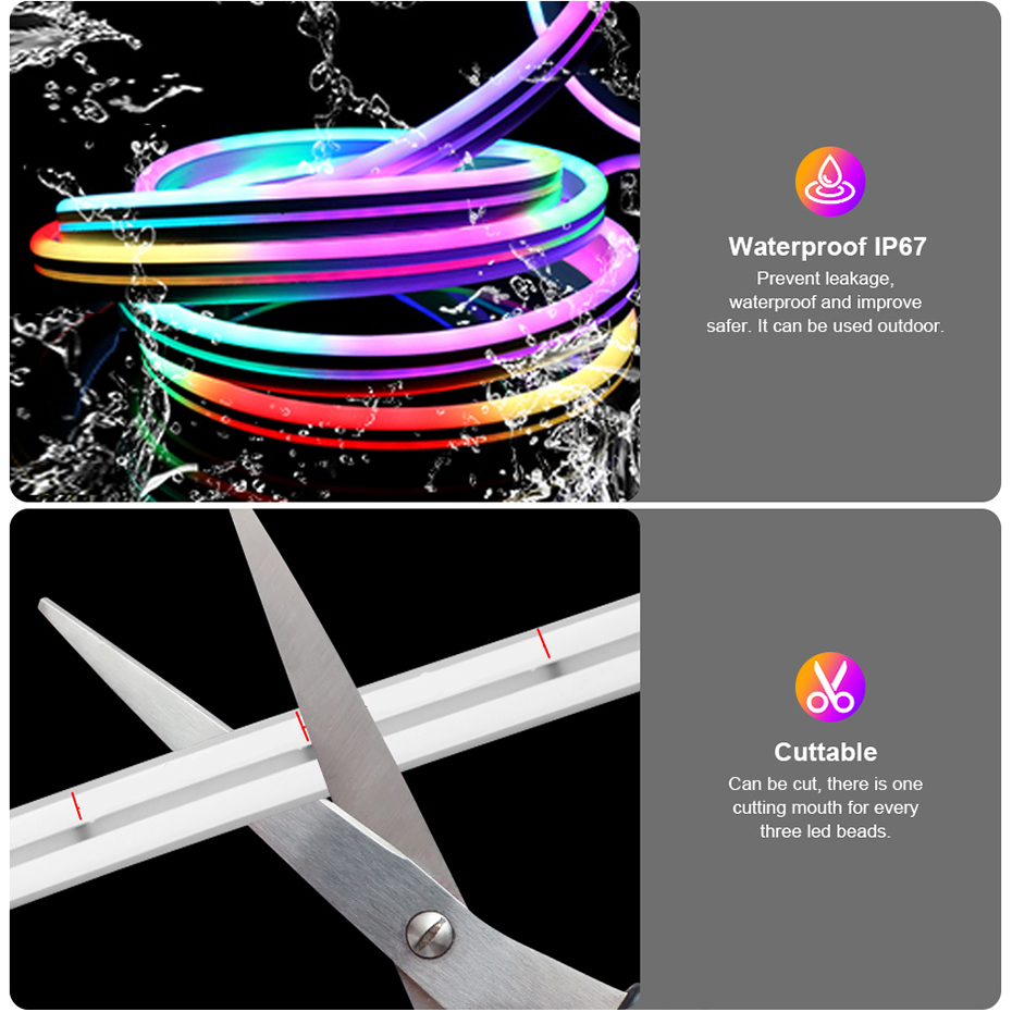 12V RGBIC LED Neon Light Strip - Decor Lighting Uk 리뷰 및 가격