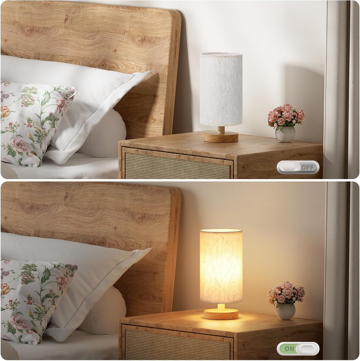 Small Table Lamp for Bedroom - - Touch Dimmer Lamp 리뷰 및 가격