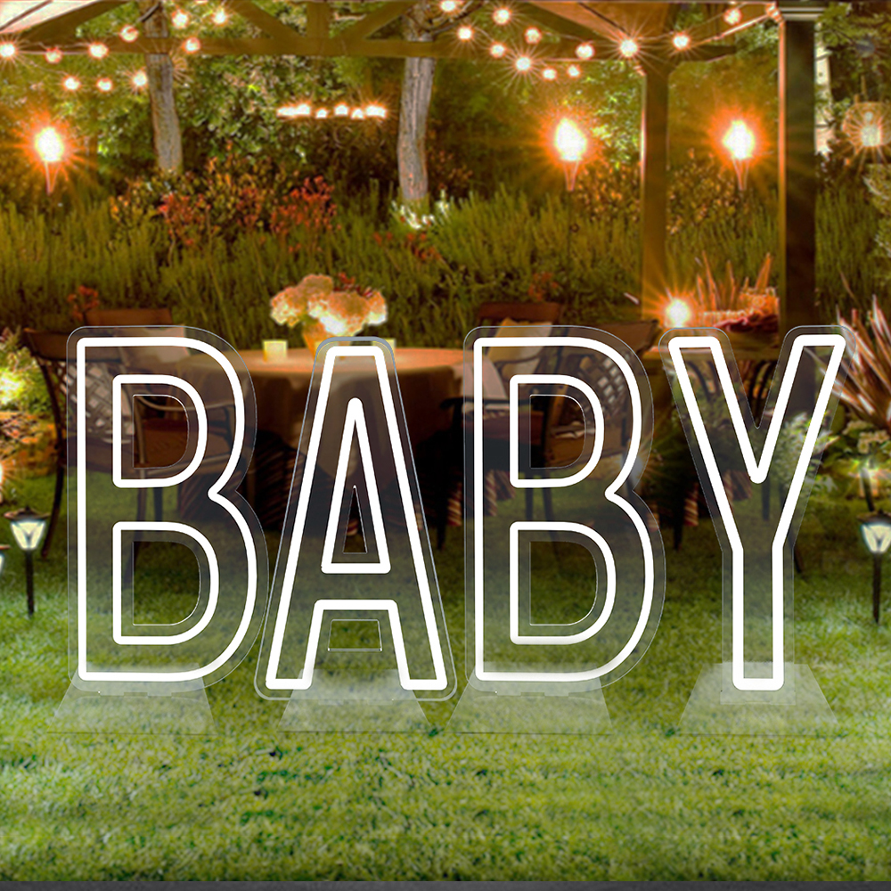30in Large Neon Baby Letter Li - Lighting World Decor 리뷰 및 가격