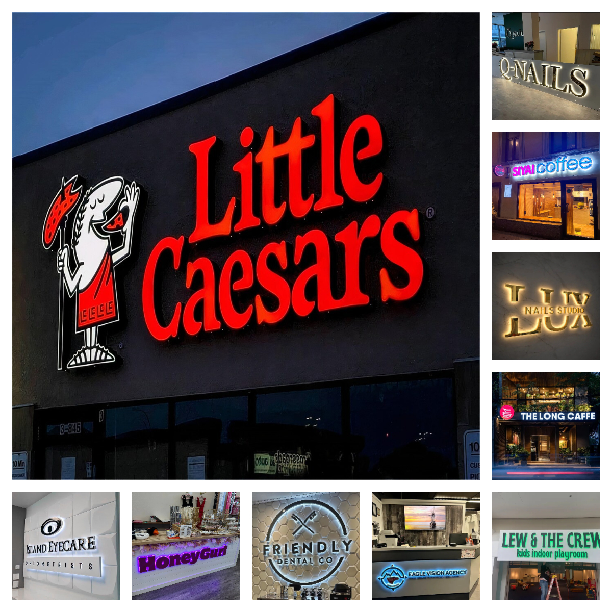 Custom 3D Metal Backlit Sign l - Lighting Decor Company 리뷰 및 가격