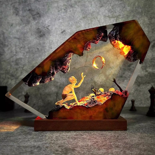 Resin Lamp Unique Room Decorat - Lighting World Decor 리뷰 및 가격