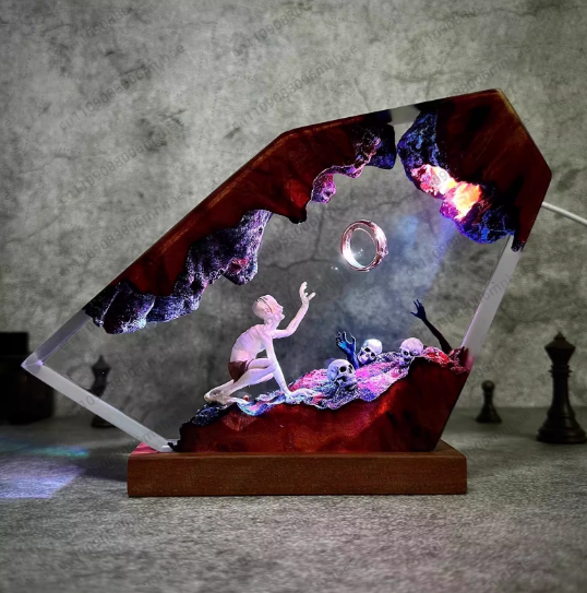 Resin Lamp Unique Room Decorat - Lighting World Decor 리뷰 및 가격