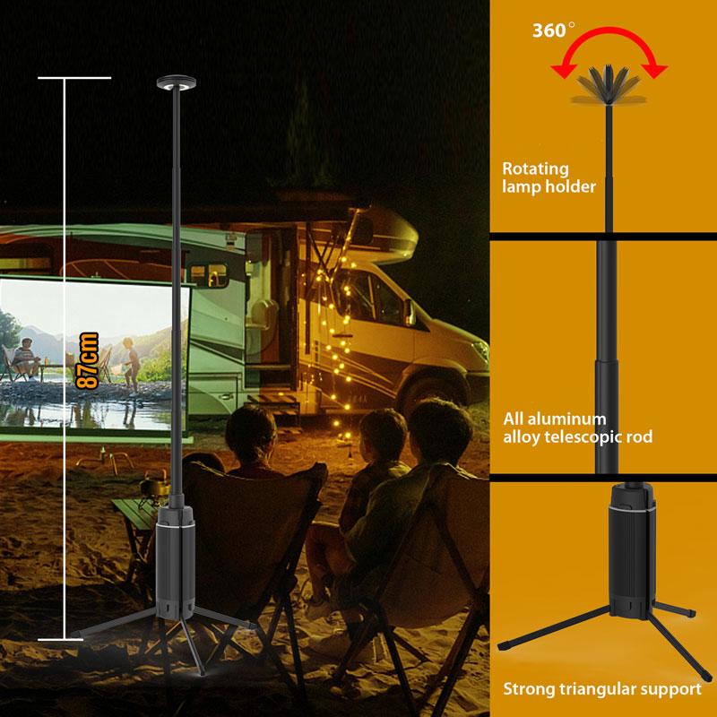 Portable Camping Lantern Teles - Floor Lamp Tripod 리뷰 및 가격
