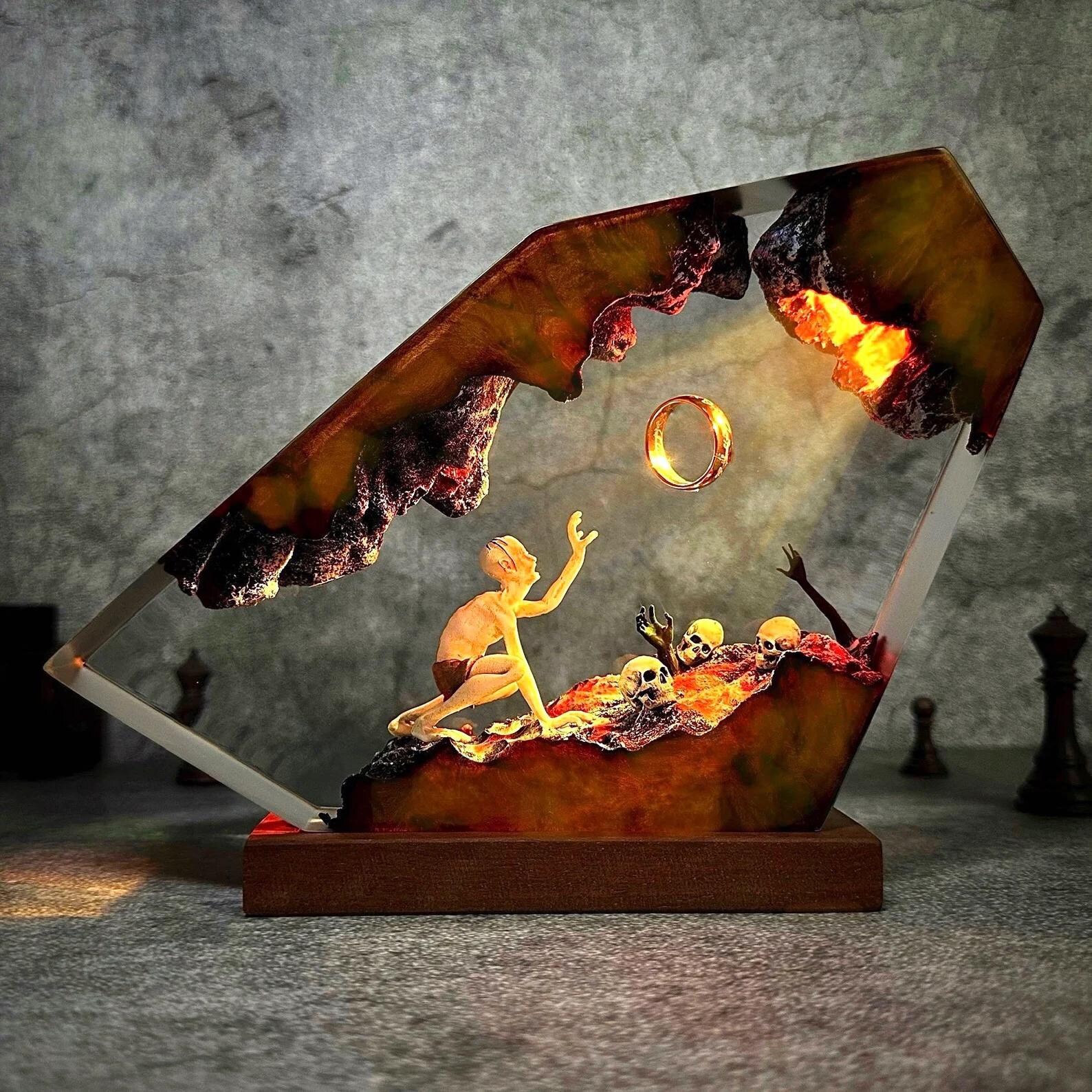 Gollum Power Ring Resin Light  - Lighting World Decor 리뷰 및 가격
