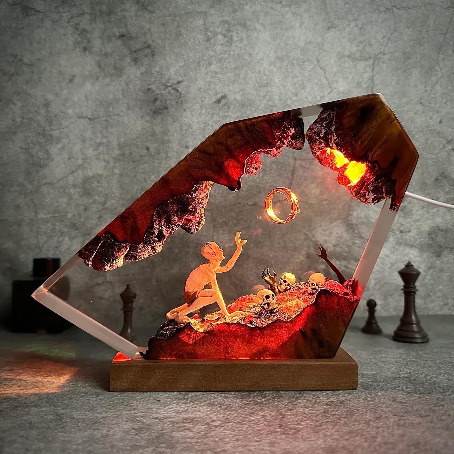 Gollum Power Ring Resin Light  - Lighting World Decor 리뷰 및 가격