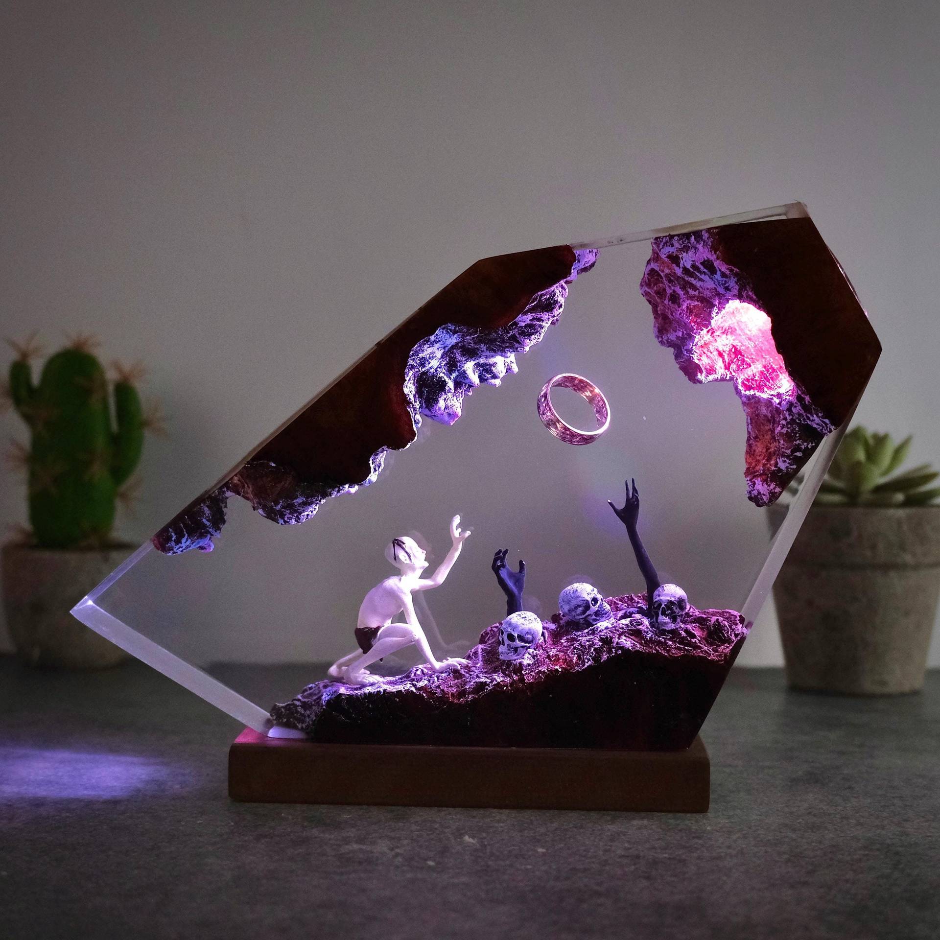 Gollum Power Ring Resin Light  - Lighting World Decor 리뷰 및 가격