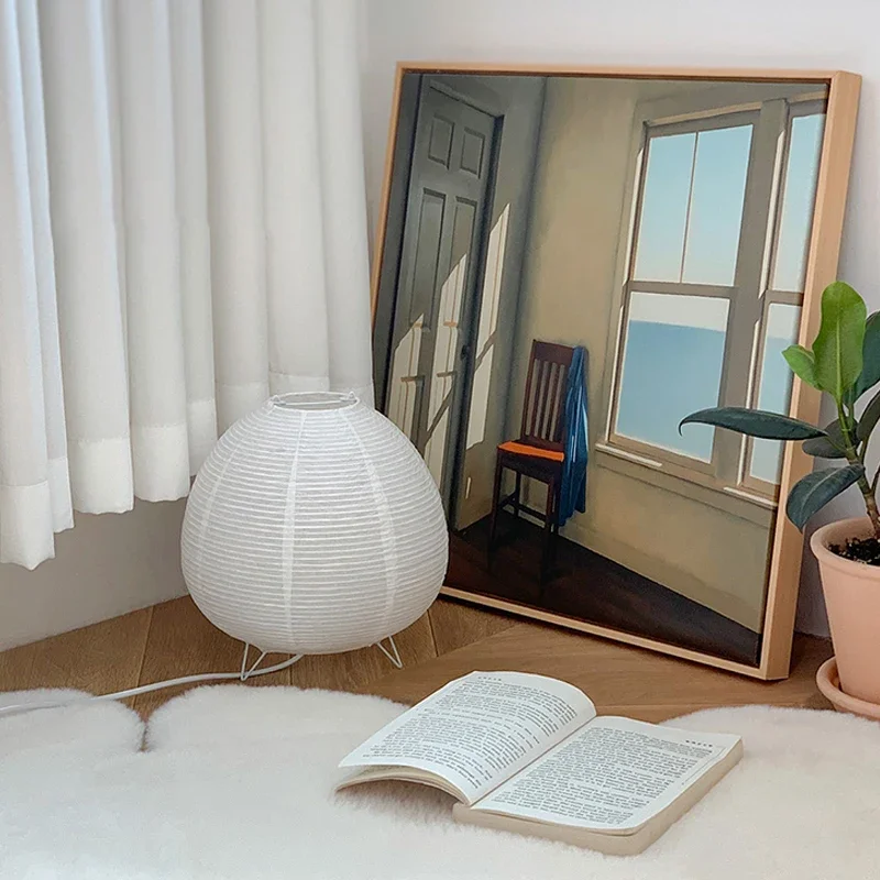 Japanese Rice Paper Lantern Le - Floor Lamp Tripod 리뷰 및 가격