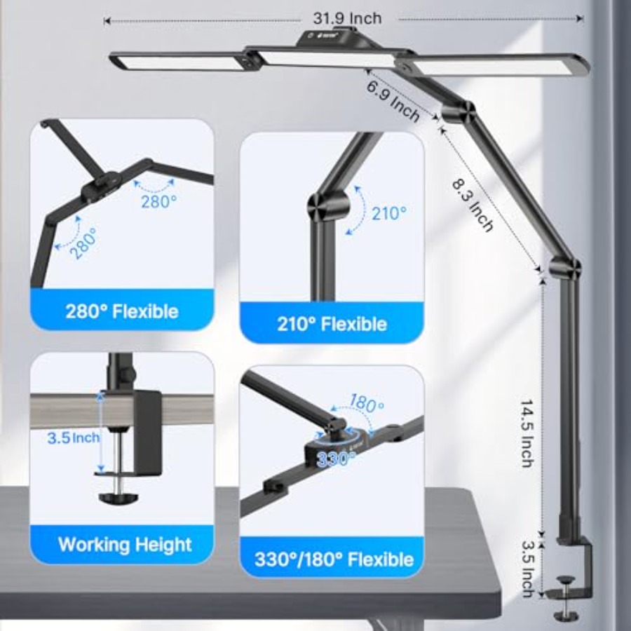 LED Desk Lamp Architect Desk L - Lighting & Home Decor Studio 리뷰 및 가격