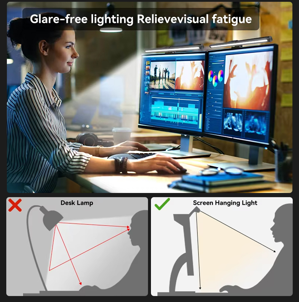 LED Computer PC Monitor Light  - Touch Dimmer Lamp 리뷰 및 가격