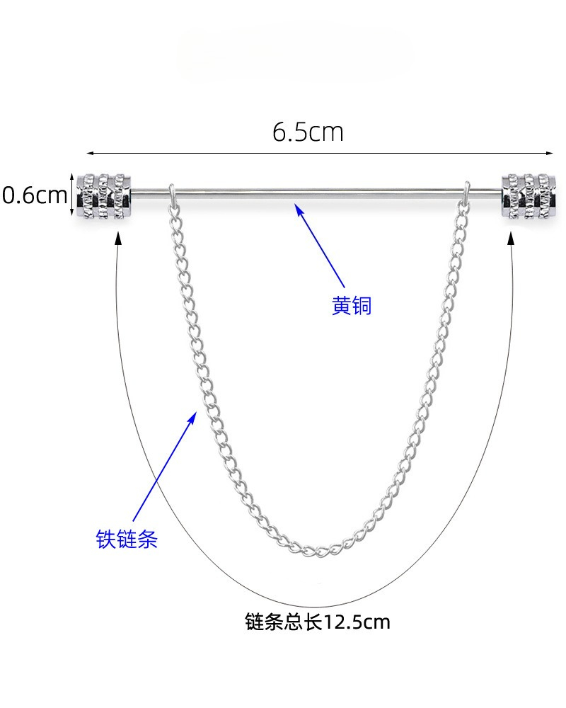 New Men's Brooch for Shirt Sta - Elegant Decor & Lighting Llc 리뷰 및 가격
