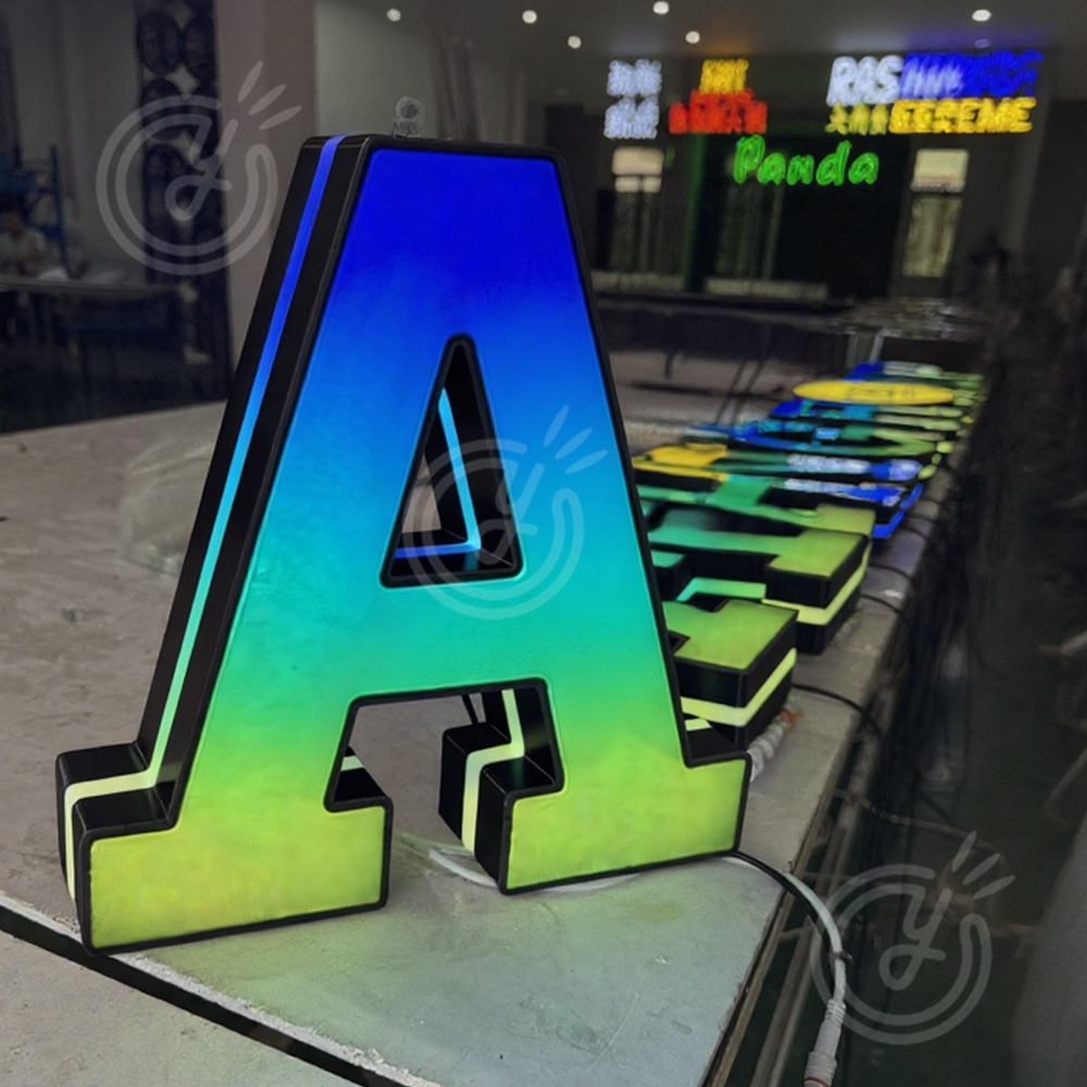 Custom RGB Metal LED Sign Wall - Lighting Decor Company 리뷰 및 가격