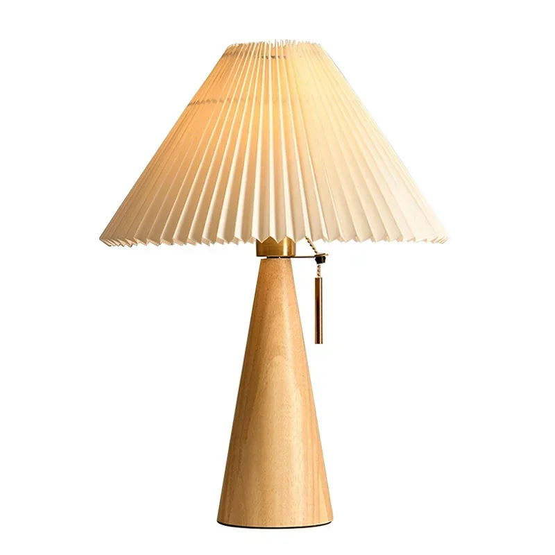 Retro Pleated Table Lamp Nordi - Decor Lighting Table Lamps 리뷰 및 가격