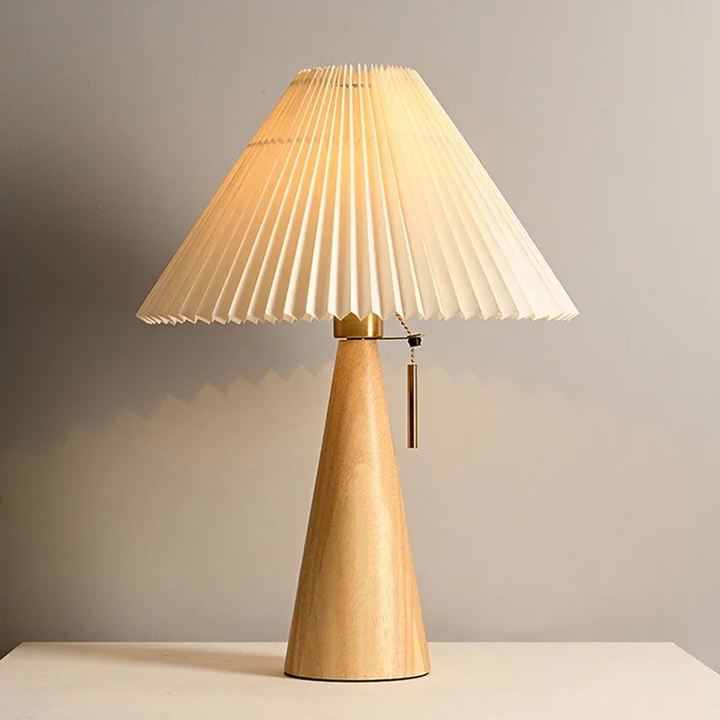 Retro Pleated Table Lamp Nordi - Decor Lighting Table Lamps 리뷰 및 가격