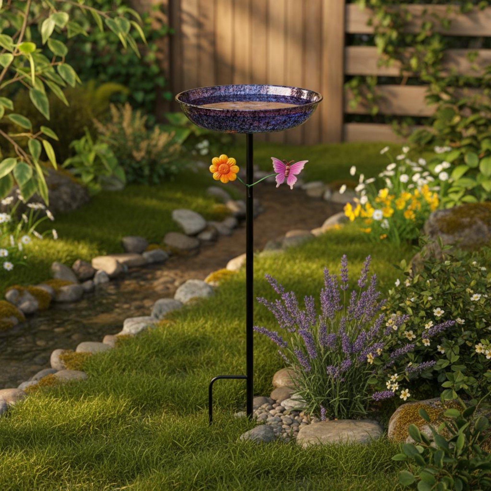Metal Bird Bath Long-Lasting R - Elegant Decor & Lighting Llc 리뷰 및 가격