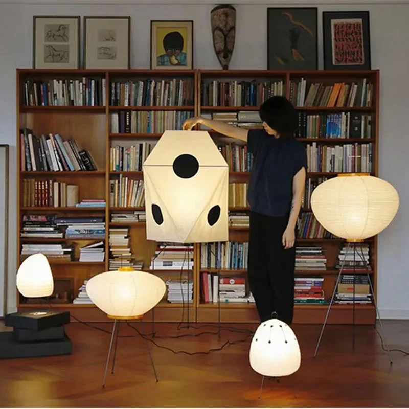 Japanese Akari Noguchi Rice Pa - Floor Lamp Tripod 리뷰 및 가격