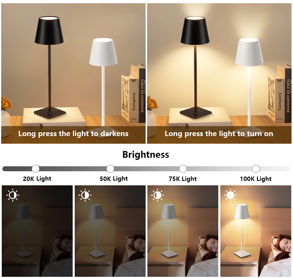 LED Rechargeable Desk Light Wi - Decor Lighting Table Lamps 리뷰 및 가격
